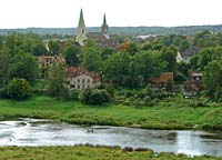 View towards centre of Kuldiga